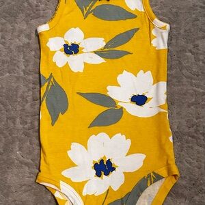 Carter's Yellow Floral One Piece